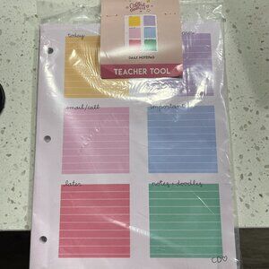 Callie Danielle Teachers Tool Daily Notepad